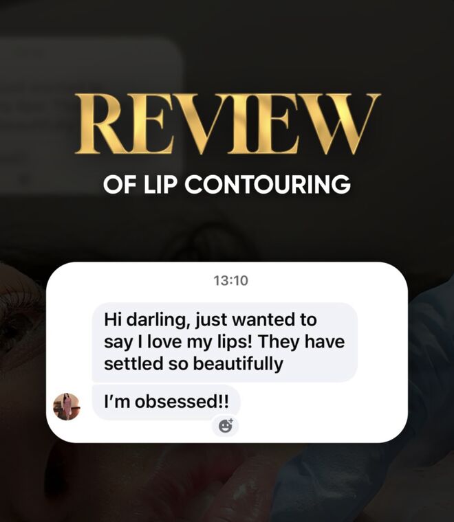 Client review for Lip filler